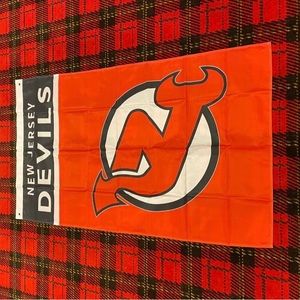 Brand new New Jersey Devils banner flag